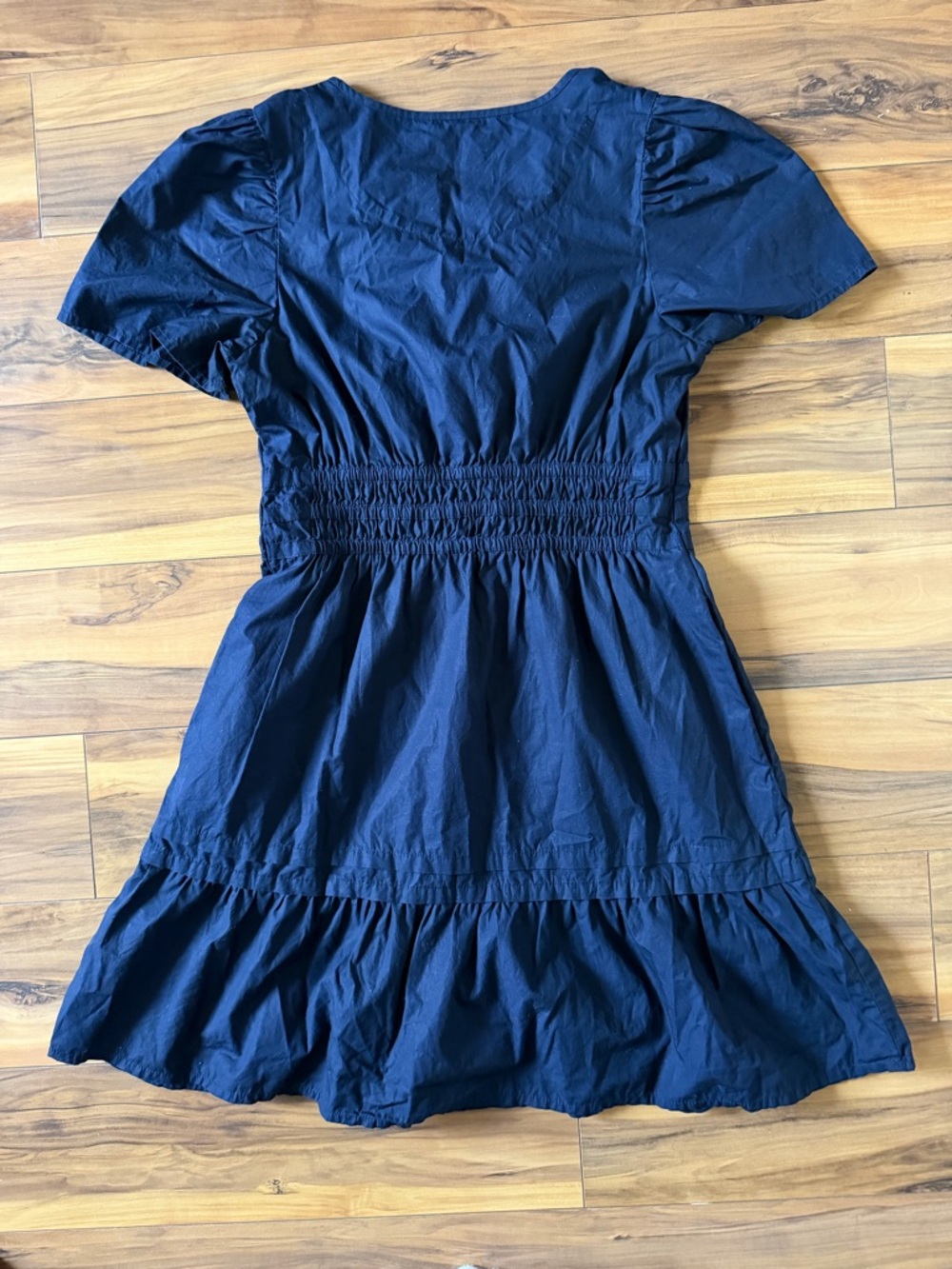 Quince 100% organic cotton tiered Mini Dress - Picture 4 of 8